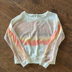 Colorful Tie-Dye Long Sleeve Top